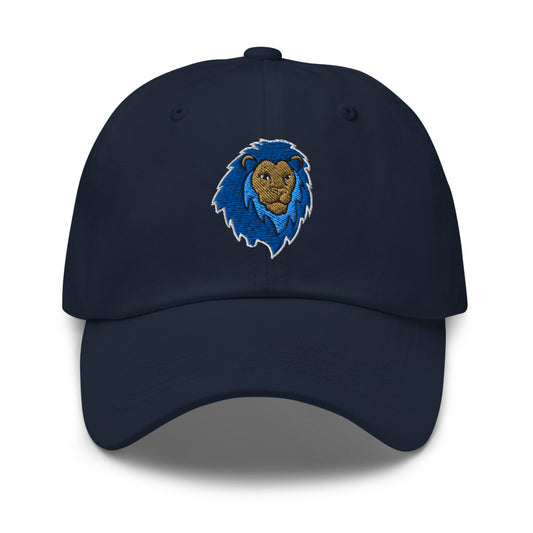 Blue Lion of Judah Classic Dad Hat (Navy)