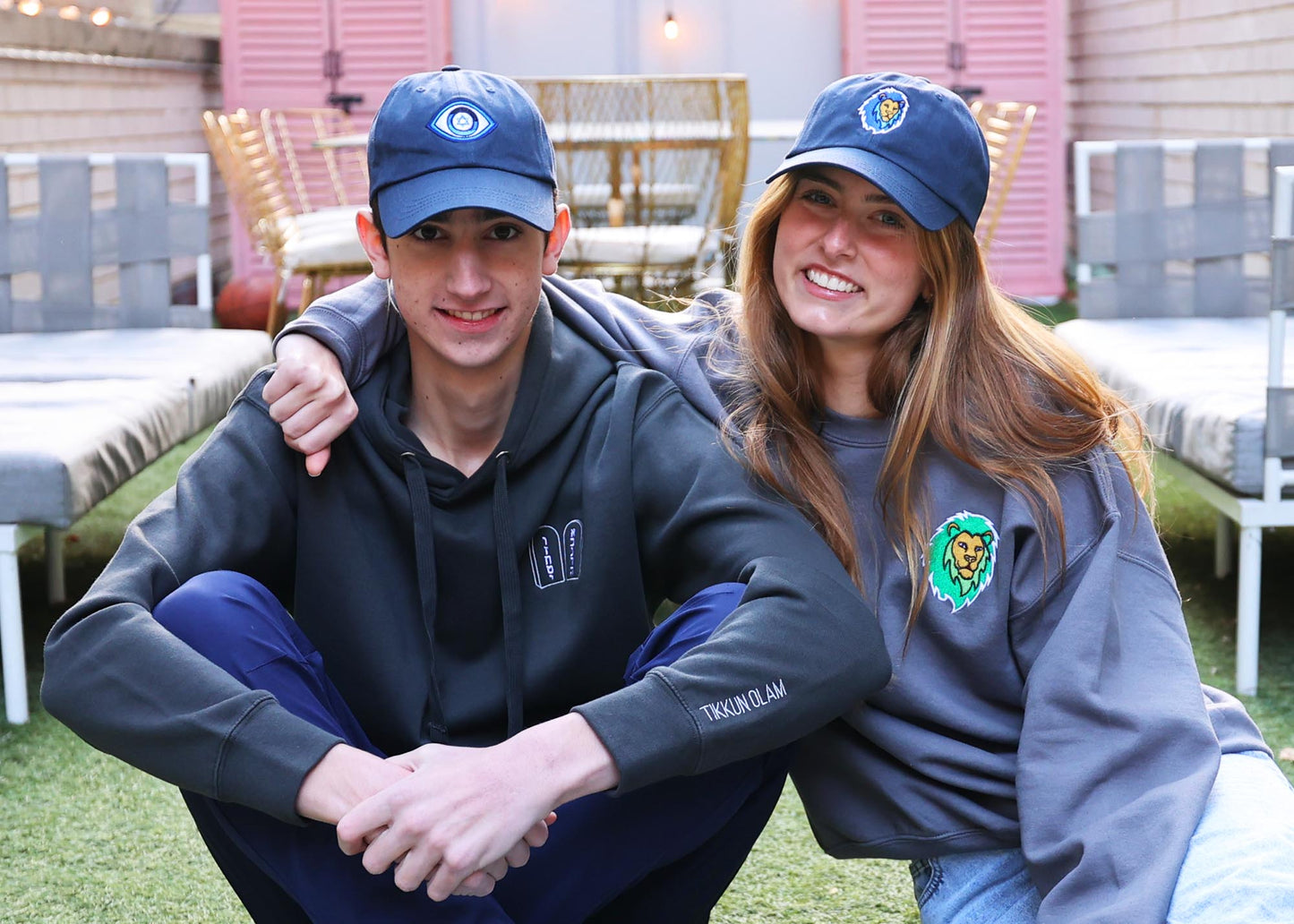 Blue Lion of Judah Classic Dad Hat (Navy)