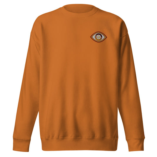 Maroon Evil Eye UnisexSweatshirt (Adobe)