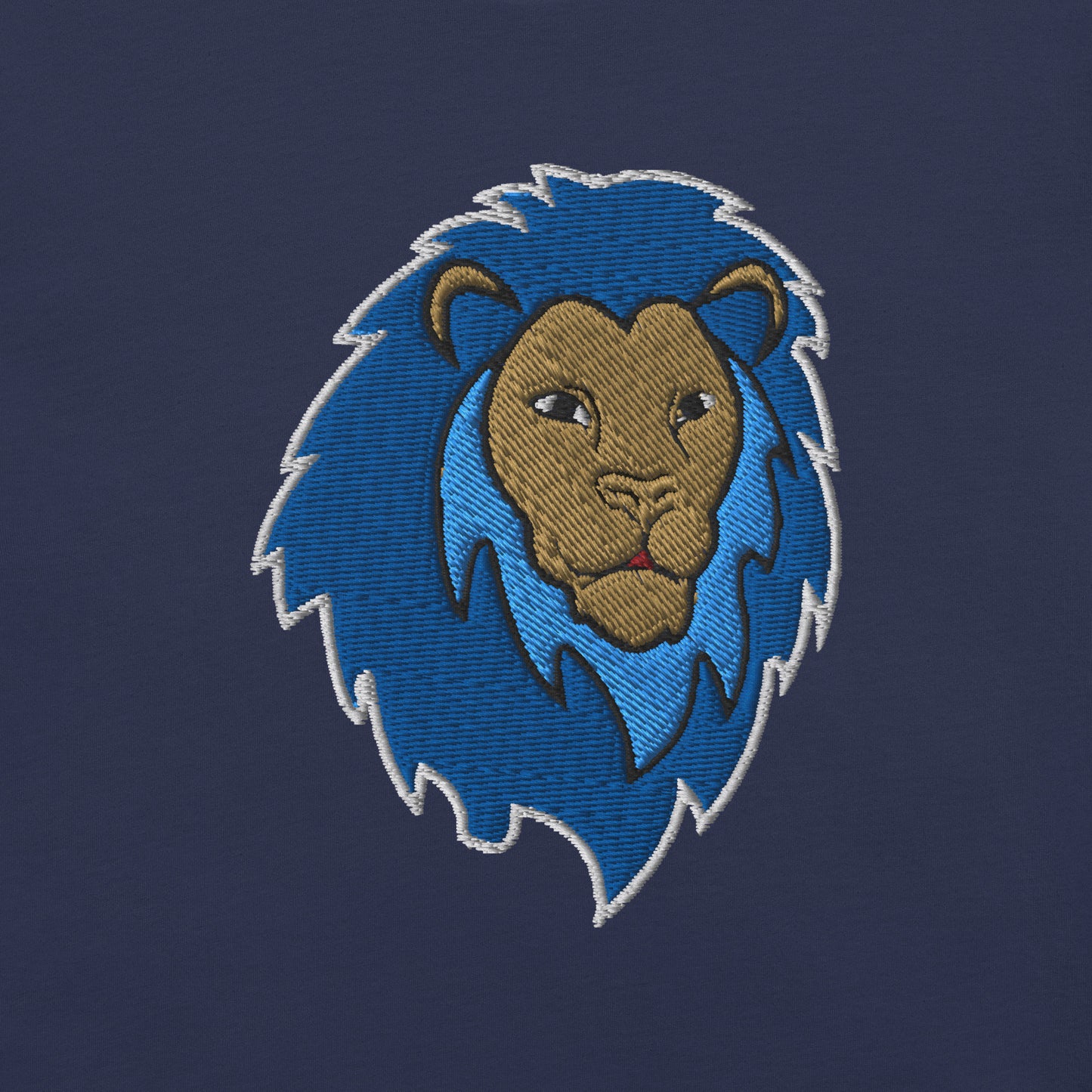 Blue Lion of Judah Unisex T-shirt (Navy)