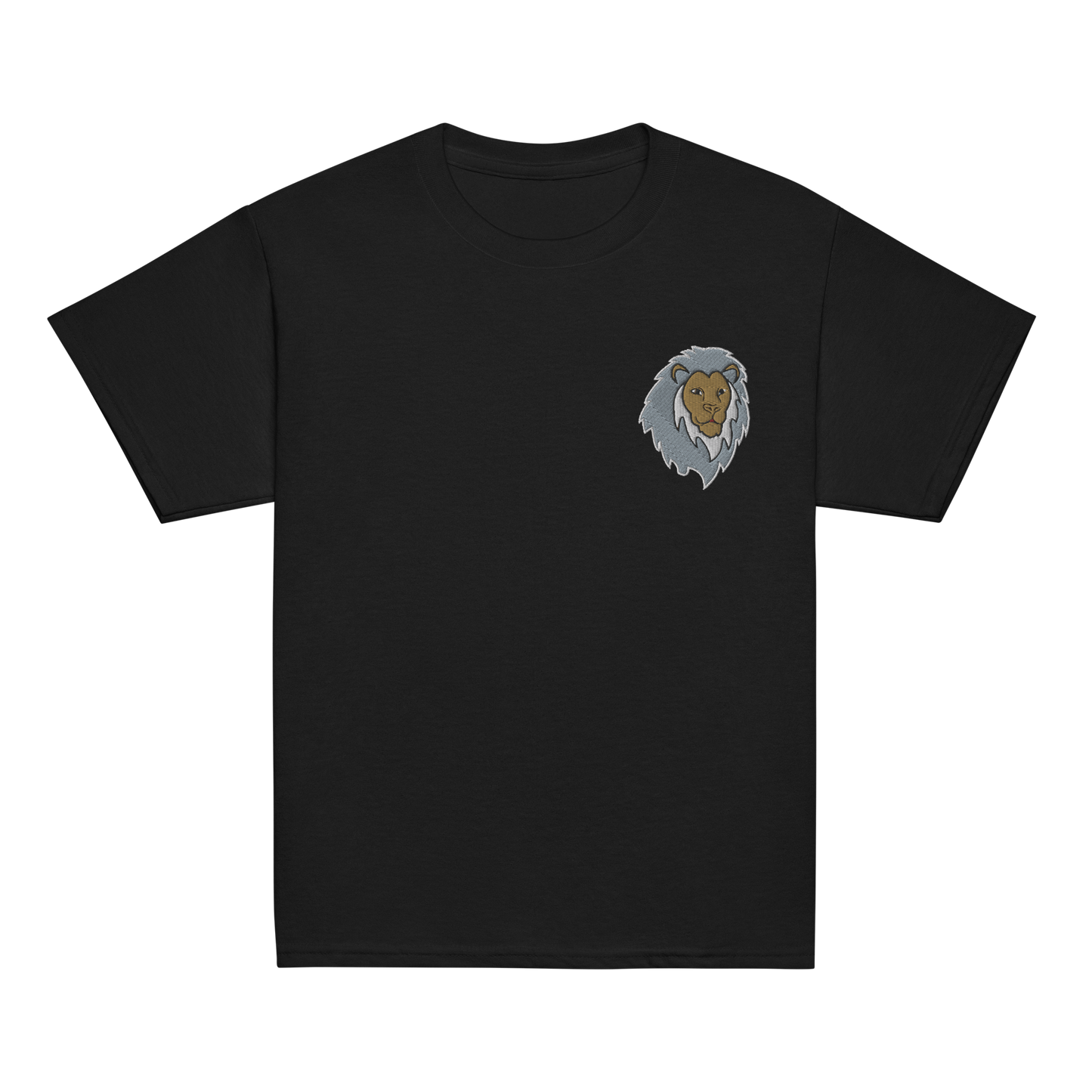 Grayscale Lion of Judah Youth T-Shirt (Black)